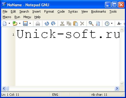 Notepad GNU